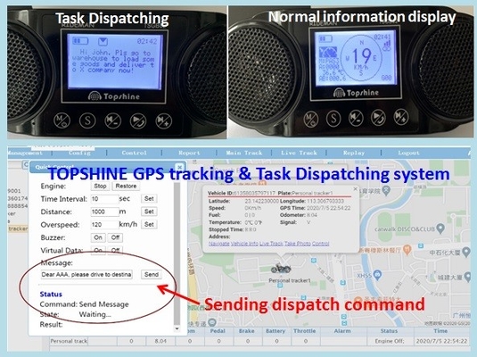 ステレオ スピーカーで造られるを用いるWIFIのホットスポットの関係防水IP67屋外の無線4G GPSの追跡者