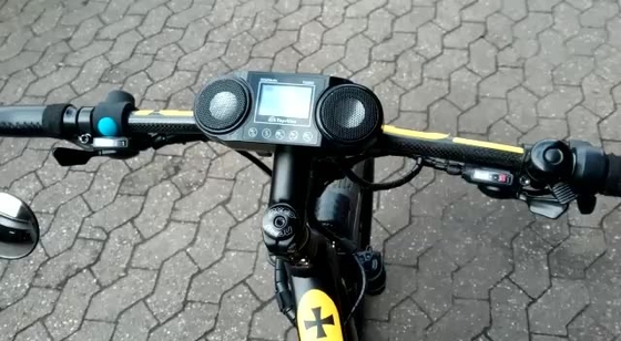 携帯用無線バイク コンピュータ エムピー・スリーが付いている再充電可能な電気自転車の速度計