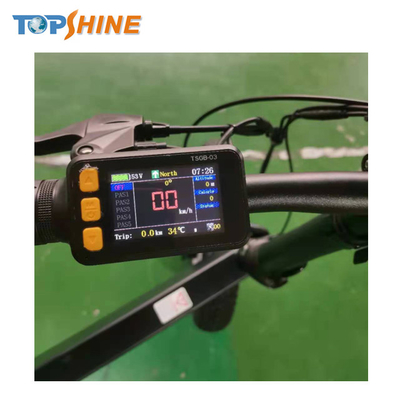 多彩なGPS LCDの表示が付いている長期電気バイクの脂肪質のタイヤEbikes